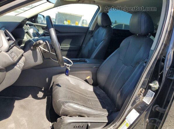 19XZE4F95LE005406 2020 HONDA INSIGHT Black Front interior view