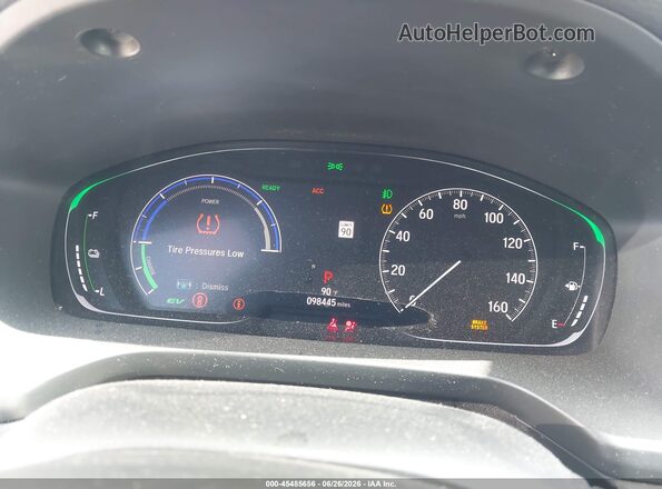 19XZE4F96LE010839 2020 HONDA INSIGHT Gray Rear seats view