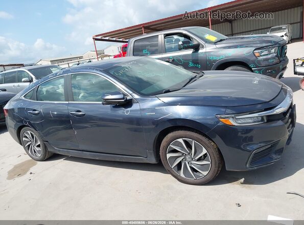 19XZE4F96LE010839 2020 HONDA INSIGHT Gray 360 interior view