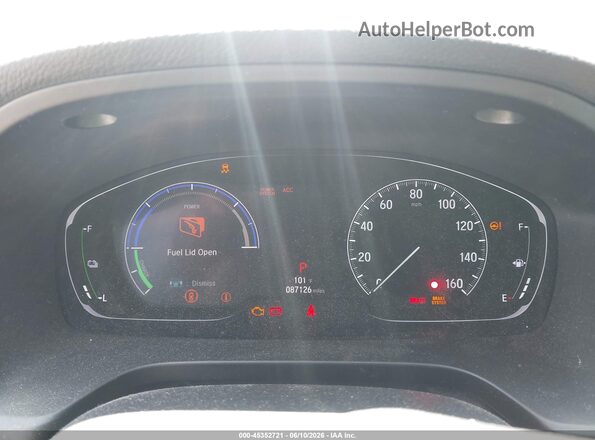 19XZE4F97LE000529 2020 HONDA INSIGHT Blue Rear seats view