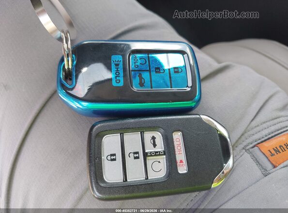 19XZE4F97LE000529 2020 HONDA INSIGHT Blue Dashboard view