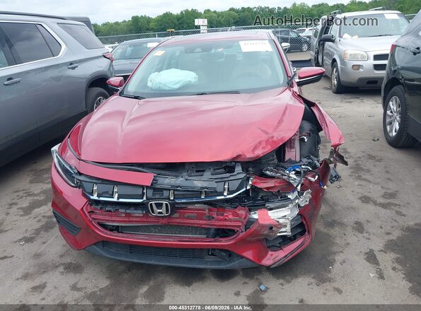 19XZE4F97NE002252 2022 HONDA INSIGHT Red ხელსაწყოთა პანელის ხედი
