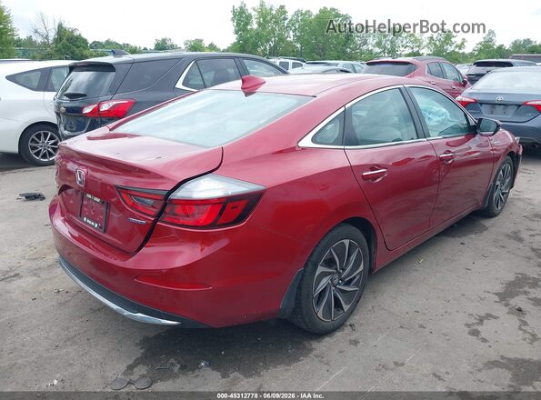 19XZE4F97NE002252 2022 HONDA INSIGHT Red უკანა მარჯვენა