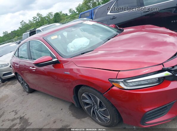 19XZE4F97NE002252 2022 HONDA INSIGHT Red უკანა სალონის ხედი