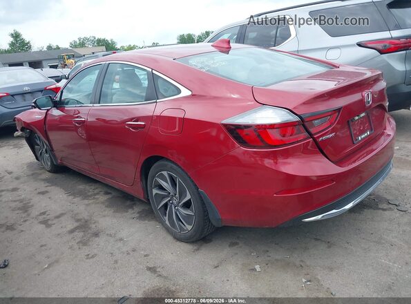 19XZE4F97NE002252 2022 HONDA INSIGHT Red უკანა მარცხენა