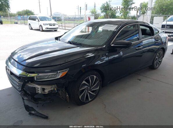 19XZE4F98LE004122 2020 HONDA INSIGHT Black Передня ліва чверть