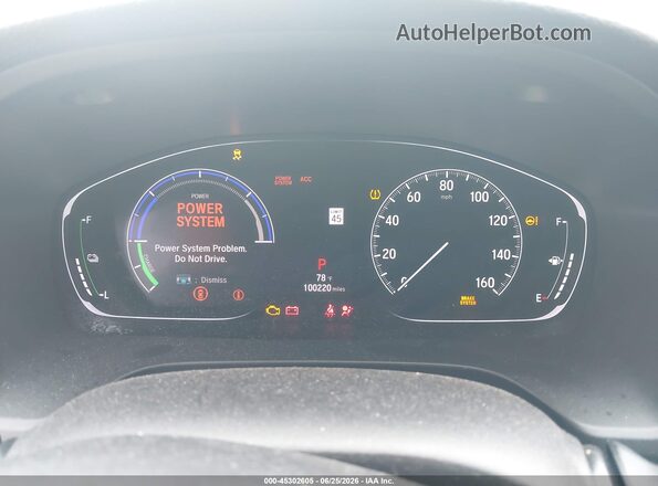 19XZE4F9XLE000413 2020 HONDA INSIGHT White Widok tylnych siedzeń