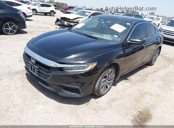19XZE4F9XLE005062 2020 HONDA INSIGHT Black წინა მარცხენა ხედი სამი მეოთხედიდან