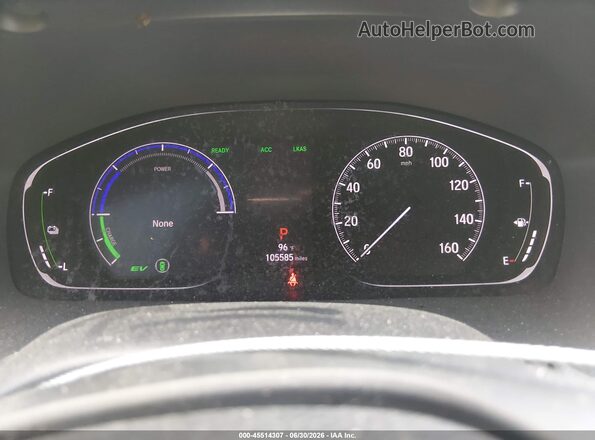 19XZE4F9XLE005062 2020 HONDA INSIGHT Black უკანა სავარძლების ხედი