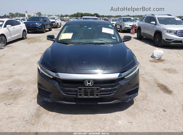 19XZE4F9XLE005062 2020 HONDA INSIGHT Black უკანა სალონის ხედი