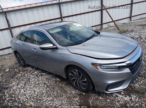 19XZE4F9XME010196 2021 HONDA INSIGHT Серебряный Вид задней части салона