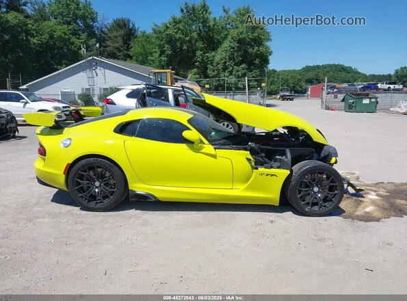 1C3BDEDZ1GV100516 2016 DODGE VIPER Желтый Панорамный вид салона 360°