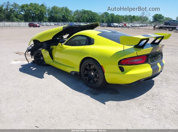 1C3BDEDZ1GV100516 2016 DODGE VIPER Желтый Задняя левая четверть