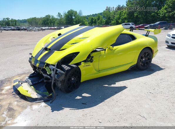 1C3BDEDZ1GV100516 2016 DODGE VIPER Желтый Передняя левая четверть