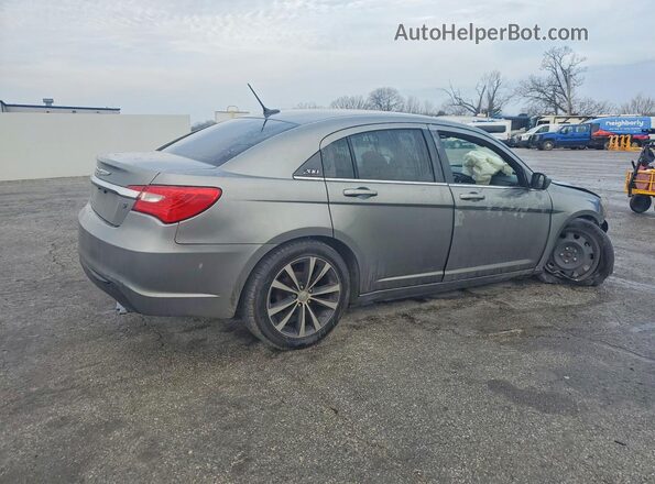 1C3CCBBG1DN718261 2013 CHRYSLER 200 Серый Задняя правая четверть