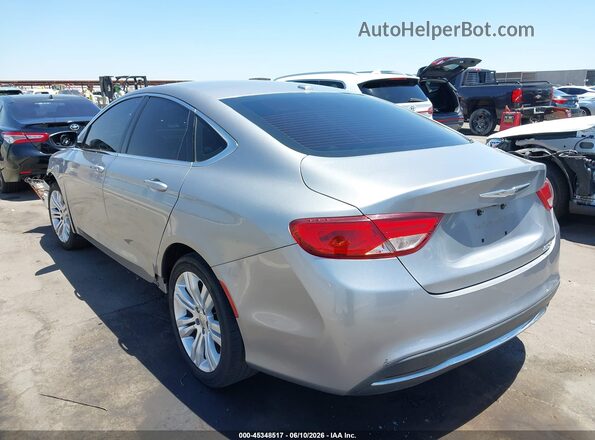 1C3CCCAB0GN107086 2016 CHRYSLER 200 Серый Задняя левая четверть