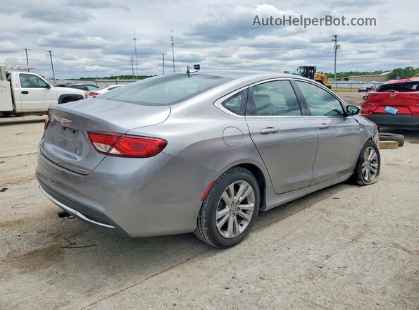 1C3CCCAB0GN130545 2016 CHRYSLER 200 Серебряный Задняя правая четверть