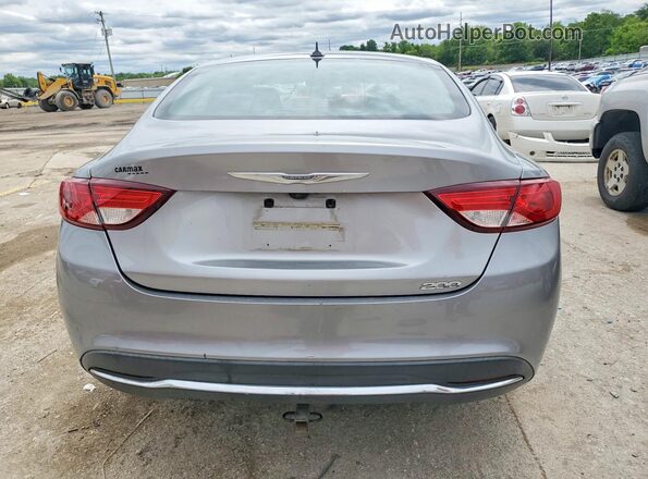 1C3CCCAB0GN130545 2016 CHRYSLER 200 Серебряный Вид сзади
