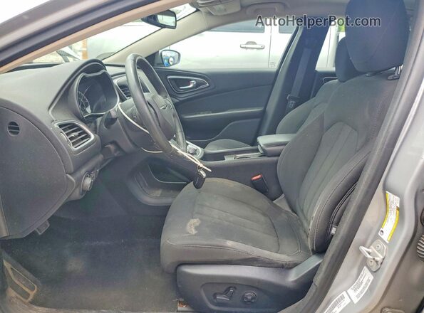 1C3CCCAB0GN130545 2016 CHRYSLER 200 Серебряный Вид салона спереди