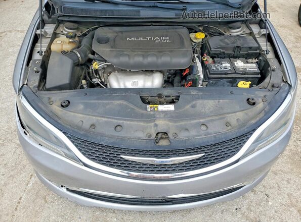 1C3CCCAB0GN130545 2016 CHRYSLER 200 Серебряный Вид задней части салона