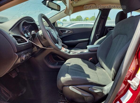 1C3CCCAB0GN152142 2016 CHRYSLER 200 Burgundy Front interior view