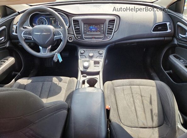 1C3CCCAB0GN152142 2016 CHRYSLER 200 Burgundy Dashboard view