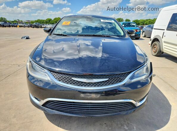 1C3CCCAB0GN157616 2016 CHRYSLER 200 Черный Вид спереди
