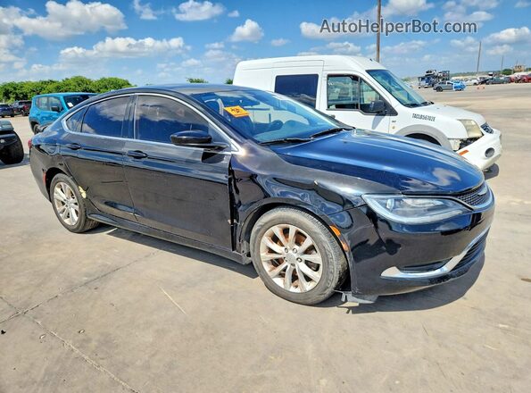 1C3CCCAB0GN157616 2016 CHRYSLER 200 Черный Передняя правая четверть