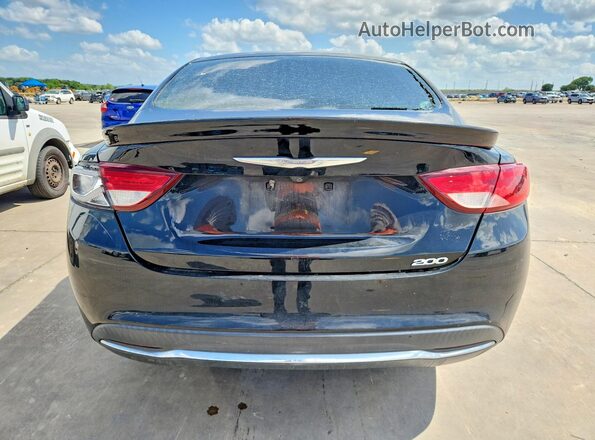 1C3CCCAB0GN157616 2016 CHRYSLER 200 Черный Вид сзади