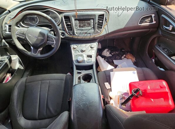 1C3CCCAB0GN157616 2016 CHRYSLER 200 Черный Вид панели приборов
