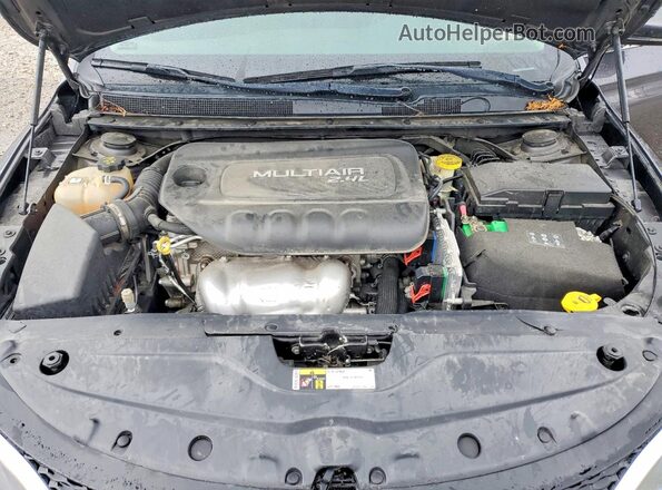 1C3CCCAB0GN176859 2016 CHRYSLER 200 Charcoal Widok wnętrza z tyłu
