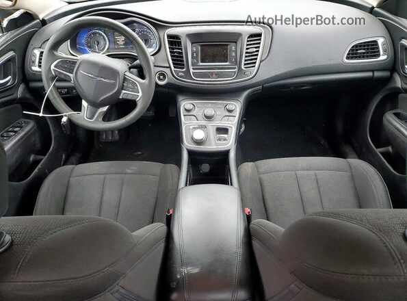 1C3CCCAB0GN176859 2016 CHRYSLER 200 Charcoal Widok deski rozdzielczej