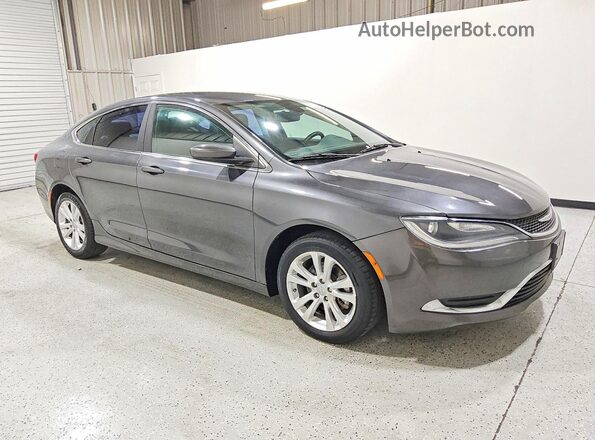 1C3CCCAB0HN507375 2017 CHRYSLER 200 Gray Передня права чверть
