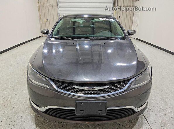 1C3CCCAB0HN507375 2017 CHRYSLER 200 Gray Вид спереду