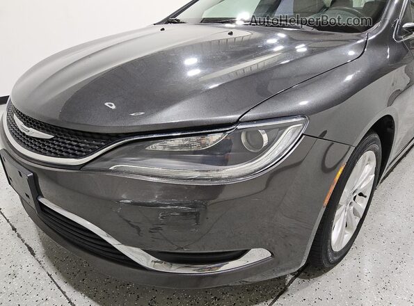 1C3CCCAB0HN507375 2017 CHRYSLER 200 Gray Панорамний вид салону 360°