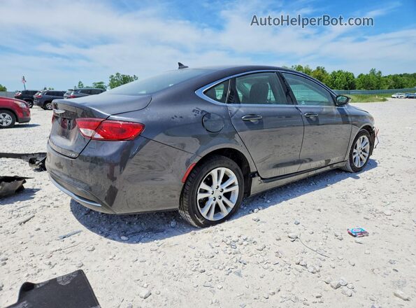 1C3CCCAB0HN507649 2017 CHRYSLER 200 Gray Rear right