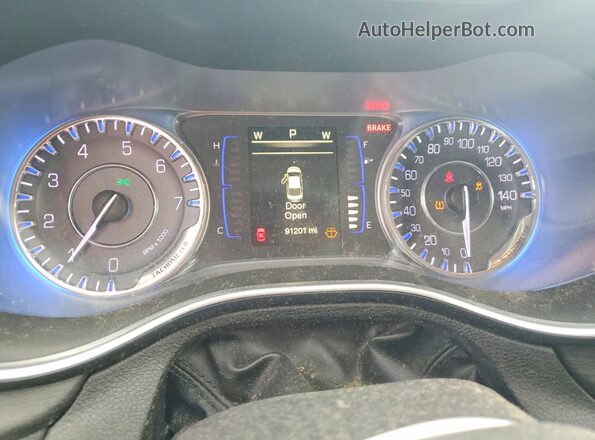 1C3CCCAB0HN507649 2017 CHRYSLER 200 Gray Instrument cluster view