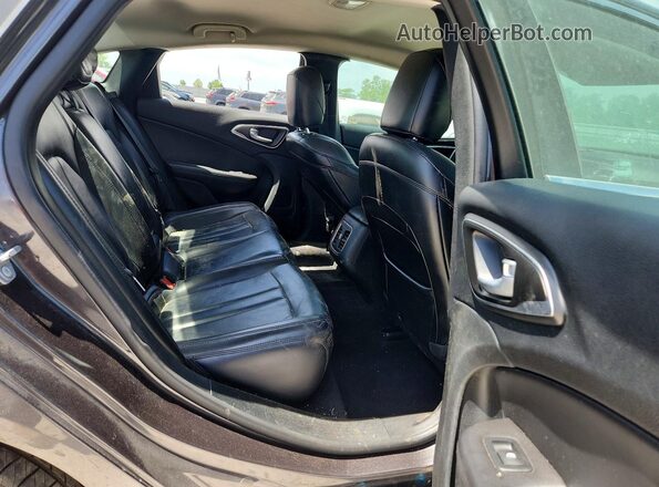 1C3CCCAB0HN507649 2017 CHRYSLER 200 Gray Rear seats view