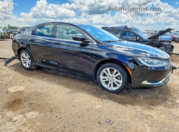 1C3CCCAB1GN142333 2016 CHRYSLER 200 Black Delantero derecho