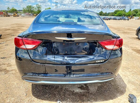 1C3CCCAB1GN142333 2016 CHRYSLER 200 Black Vista trasera