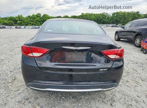 1C3CCCAB1GN143255 2016 CHRYSLER 200 Black Vista trasera
