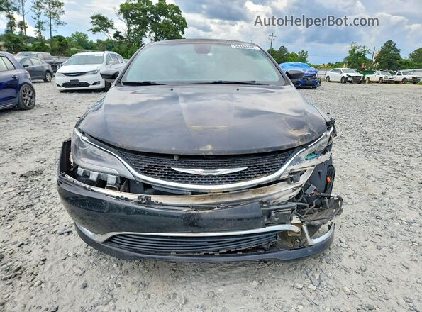 1C3CCCAB1GN143255 2016 CHRYSLER 200 Black Vista frontal