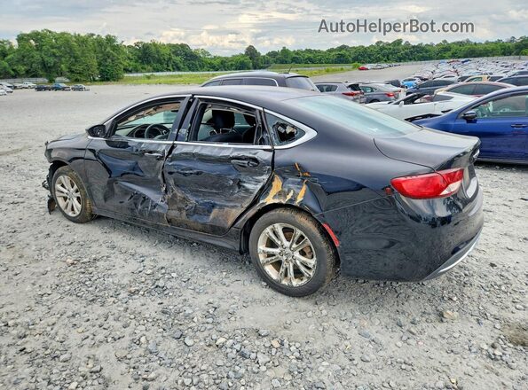 1C3CCCAB1GN143255 2016 CHRYSLER 200 Black Trasero izquierdo