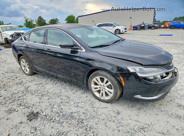 1C3CCCAB1GN143255 2016 CHRYSLER 200 Black Delantero derecho