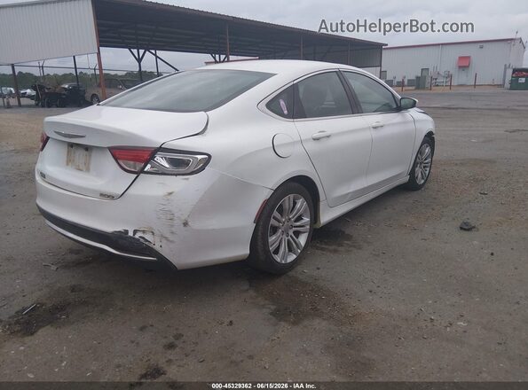 1C3CCCAB1GN147399 2016 CHRYSLER 200 White Tył prawy