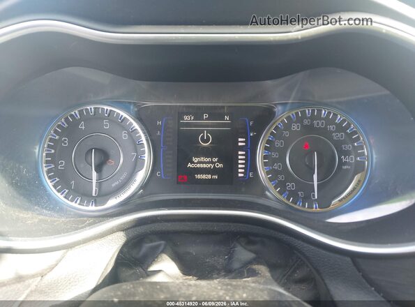 1C3CCCAB1GN174280 2016 CHRYSLER 200 Черный Вид задних сидений