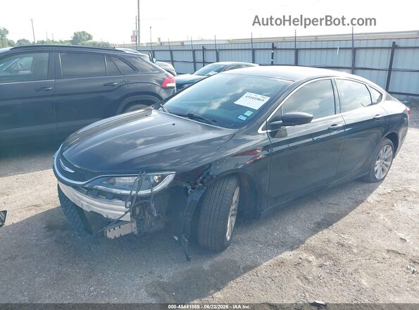 1C3CCCAB1GN175980 2016 CHRYSLER 200 Black Przód lewy