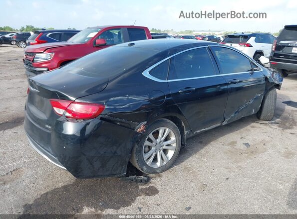 1C3CCCAB1GN175980 2016 CHRYSLER 200 Black Tył prawy