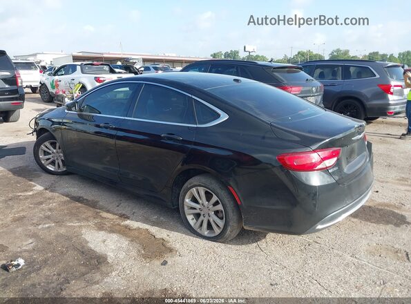 1C3CCCAB1GN175980 2016 CHRYSLER 200 Black Tył lewy