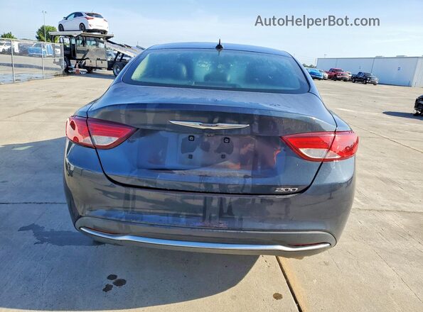 1C3CCCAB1HN510625 2017 CHRYSLER 200 Black უკანა ხედი